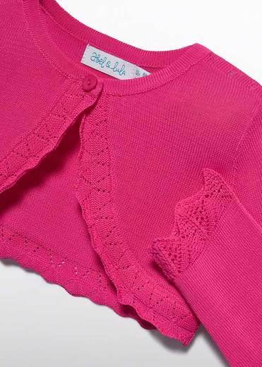 Abel & Lula Maglia Cardigan Bimba