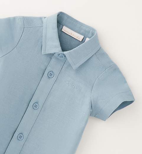 Minibanda Camicia Manica Corta Bimbo