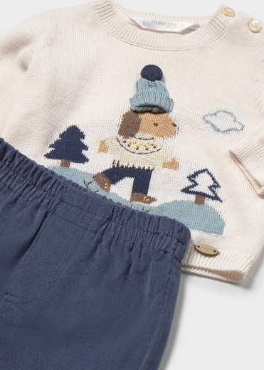 Mayoral Newborn Completo Completo 2 Pezzi Lungo Bimbo