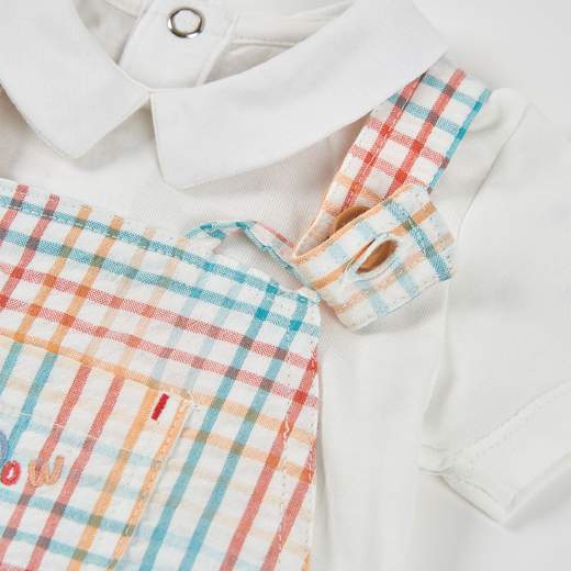 Boboli Completo Salopette + T-shirt Bimbo