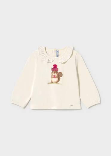 Mayoral T-shirt Manica Lunga Bimba