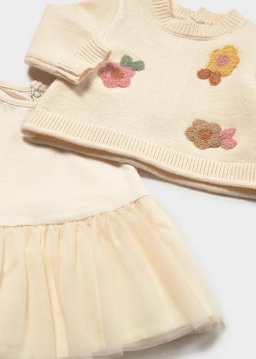 Mayoral Newborn Abito Combinato Bimba