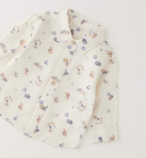 Minibanda Camicia Manica Lunga Bimbo
