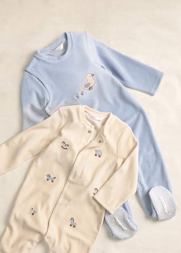 Mayoral Newborn Accessori Abbigliamento Set 2 Tutine Corredino Bimbo