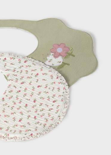 Mayoral Newborn Accessori Abbigliamento Set 2 Bavaglini Corredino Bimba