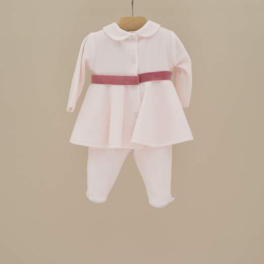 Ninnaoh Accessori Abbigliamento Completo 2 Pezzi Corredino Bimba
