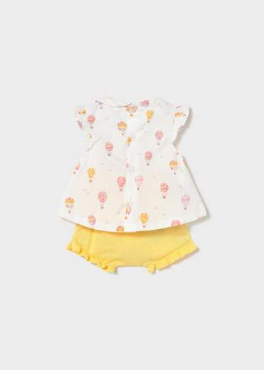 Mayoral Newborn Completo Completo 2 Pezzi Corto Bimba