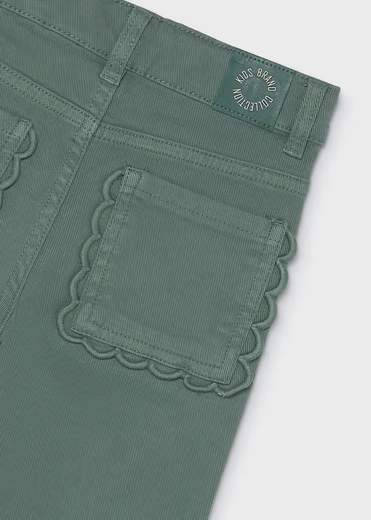 Mayoral Pantaloni Twill Wide Bambine E Ragazze
