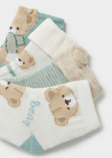 Mayoral Newborn Accessori Abbigliamento Set 4 Calze Corte Bimbo