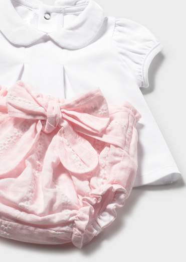 Mayoral Newborn Completo Completo 3 Pezzi Corto Bimba