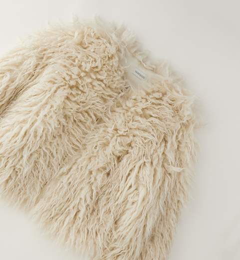 Sarabanda Cappotto Pelliccia Ragazza