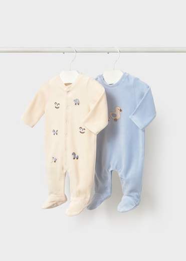 Mayoral Newborn Accessori Abbigliamento Set 2 Tutine Corredino Bimbo