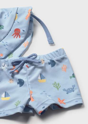 Mayoral Newborn Costume Da Bagno Costume E Cappello Bimbo