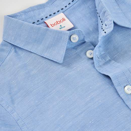 Boboli Camicia Manica Lunga Bambini E Ragazzi