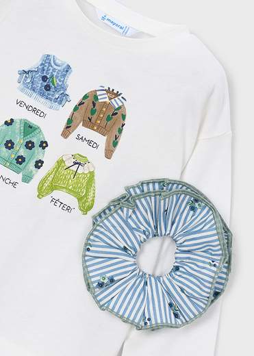 Mayoral T-shirt Manica Lunga Bambine E Ragazze