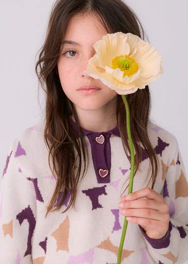 Abel & Lula Completo Gonna + Maglia Bambine E Ragazze