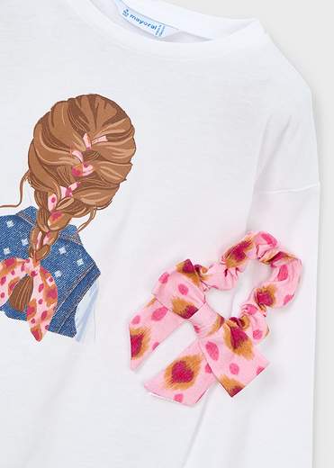 Mayoral T-shirt Manica Lunga Bambine E Ragazze