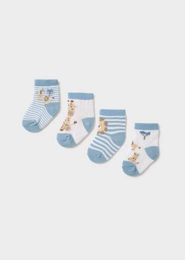Mayoral Newborn Accessori Abbigliamento Set 4 Calze Corte Bimbo