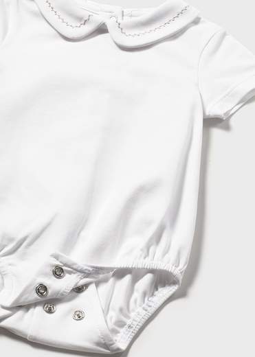 Mayoral Newborn T-shirt Body Con Colletto Bimbo