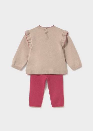 Mayoral Completo Pantalone + Maglione Bimba