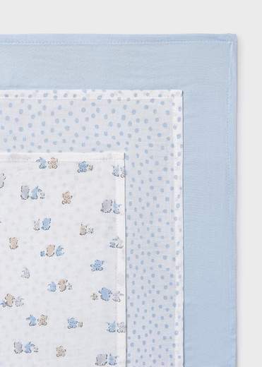 Mayoral Newborn Accessori Abbigliamento Set 3 Garze Unisex Bambino