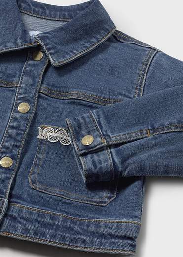 Mayoral Cappotto Giubbotto Jeans Bimba