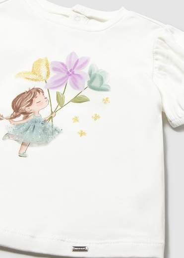 Mayoral T-shirt Manica Corta Bimba