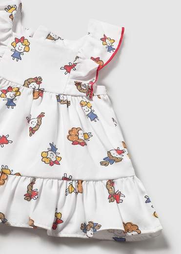 Mayoral Newborn Abito Stampato Bimba