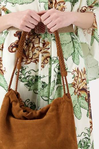 EN SHALLA ENSBAG48L04L COGNAC SUEDE