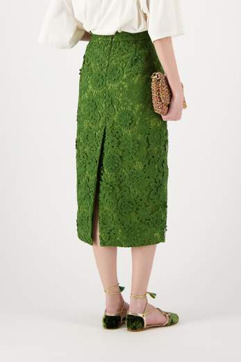 ESSENTIEL ANTWERP JOURGET PENCIL SKIRT GREEN
