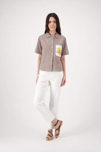 MIKI THUMB MINIA RICAMO MOKA