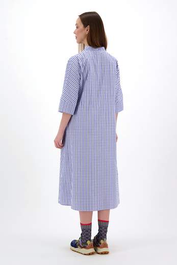 MIKI THUMB MARICA CHECKS AZZURRO