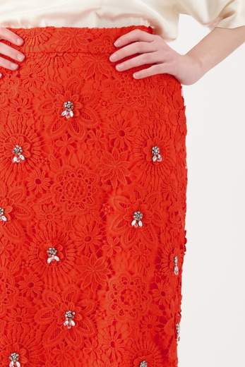 ESSENTIEL ANTWERP JOURGET LACE SKIRT