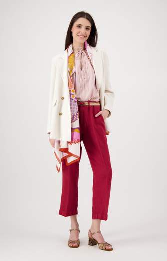 INOUI EDITIONS SCARF 100 CROCO WHITE