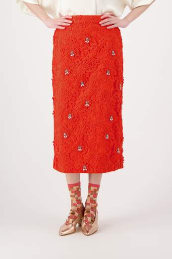 ESSENTIEL ANTWERP JOURGET LACE SKIRT