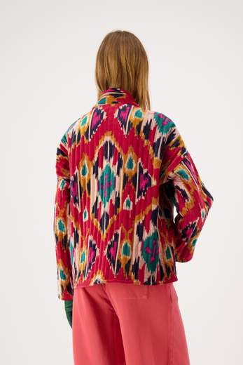 AMANDINE EX IKAT RED VELVET