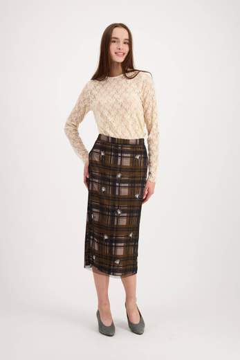 CROCHE' CR11659 T-SHIRT BEIGE