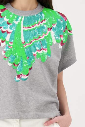 ESSENTIEL ANTWERP JOLIES SWEARSHIRT FOGGY BRAIN