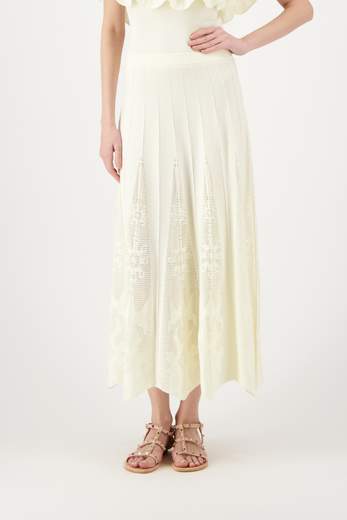 BA&SH SERTA SKIRT ECRU