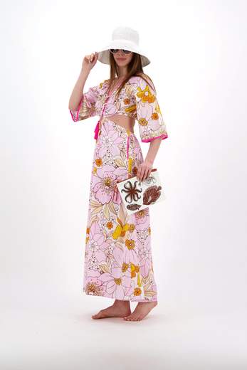 PLACE DU SOLEIL 103 DRESS CUTOUT