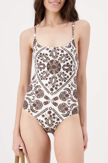 DELFINA LUISA BROWN FOULARD