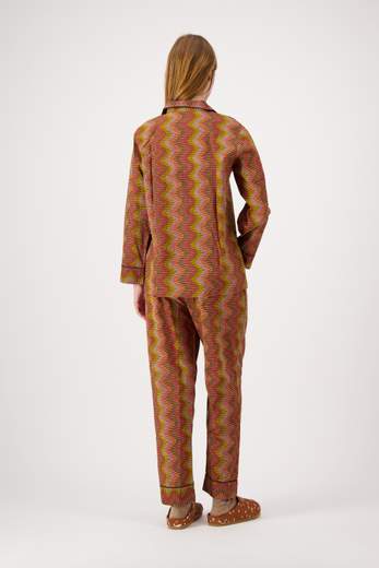 AMANDINE PJ CHEVRON SPICE