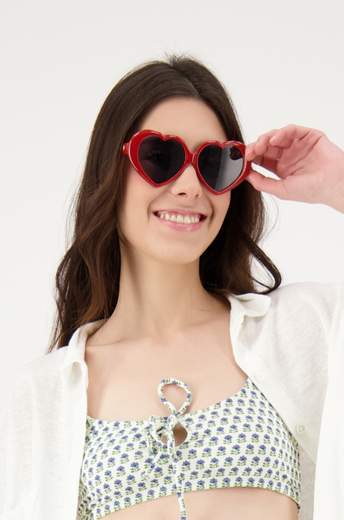 BIJOUX PARIS SUN HEARTS RED