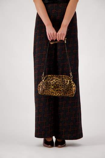 AMANDINE CLUTCH LEO METAL