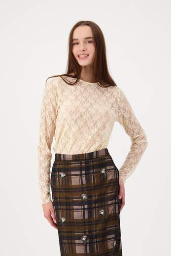 CROCHE' CR11659 T-SHIRT BEIGE