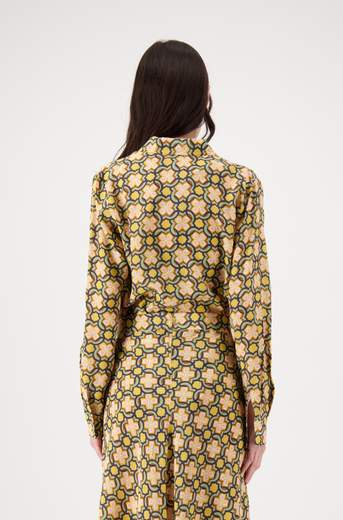 MIKI THUMB GRANDON SILK MUSTARD