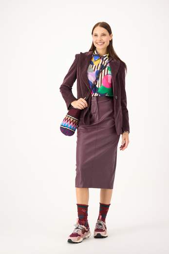 MIKI THUMB GRANDON SILK NAVY
