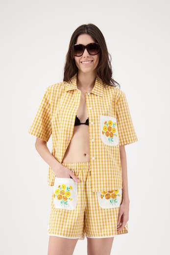 MIKI THUMB MINIA RICAMO SAFFRON