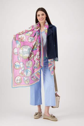 INOUI EDITIONS SCARF 100 CHANCE INOUI PINK