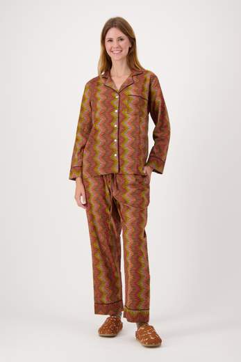 AMANDINE PJ CHEVRON SPICE